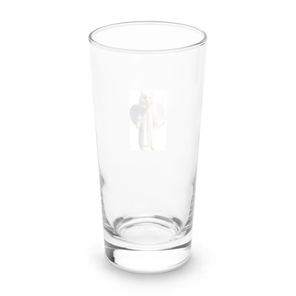 かわいい猫たちのかわいい天使の子猫と悪魔の子猫 Long Sized Water Glass :back