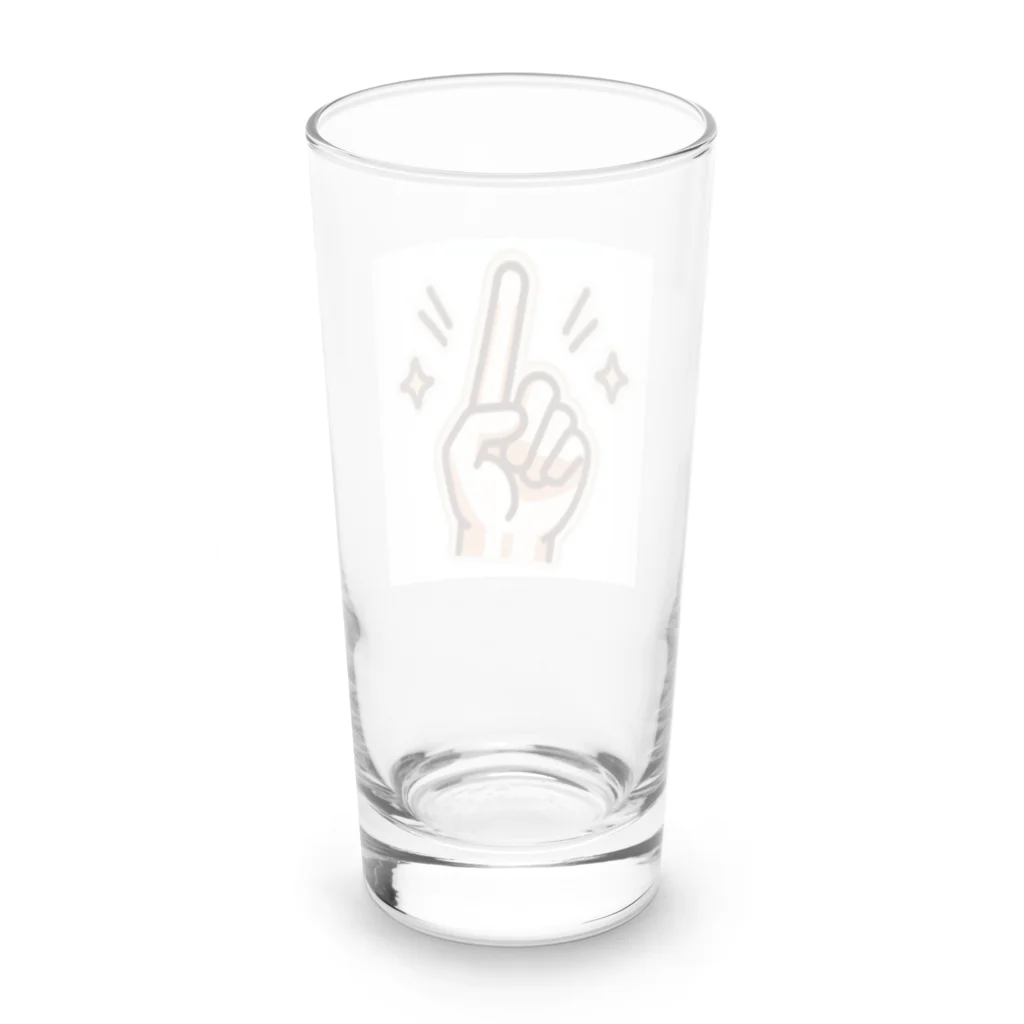 ハートフルの一等賞！ Long Sized Water Glass :back