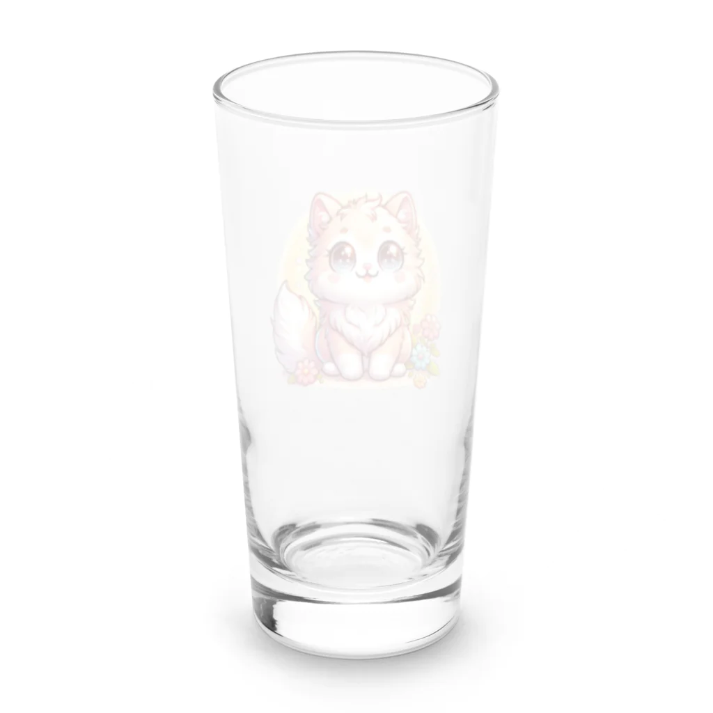 Nekko…🐾の可愛いにゃんこちゃん Long Sized Water Glass :back