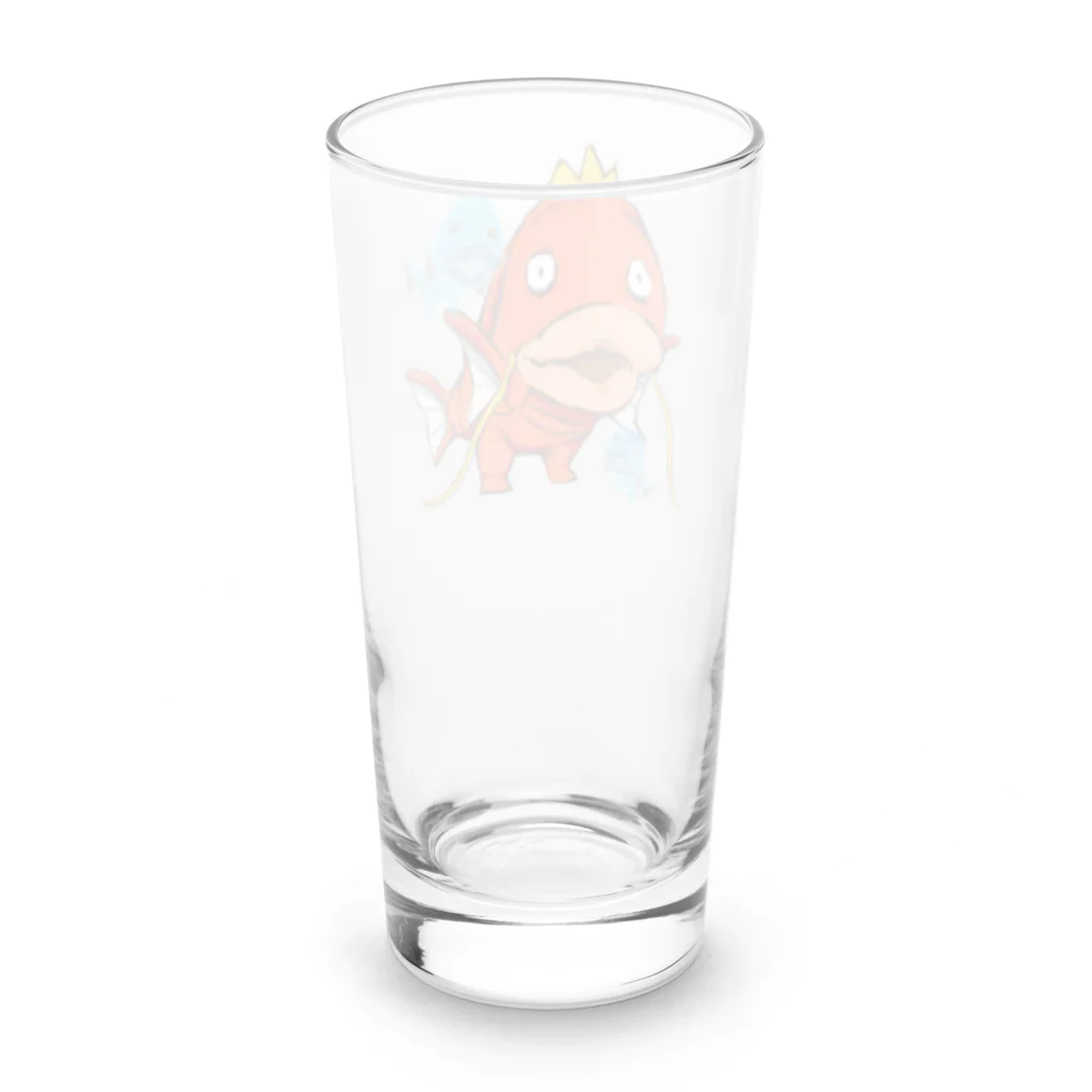 れいちゅる。のどこかで見たことあるような魚 祟られVer. Long Sized Water Glass :back