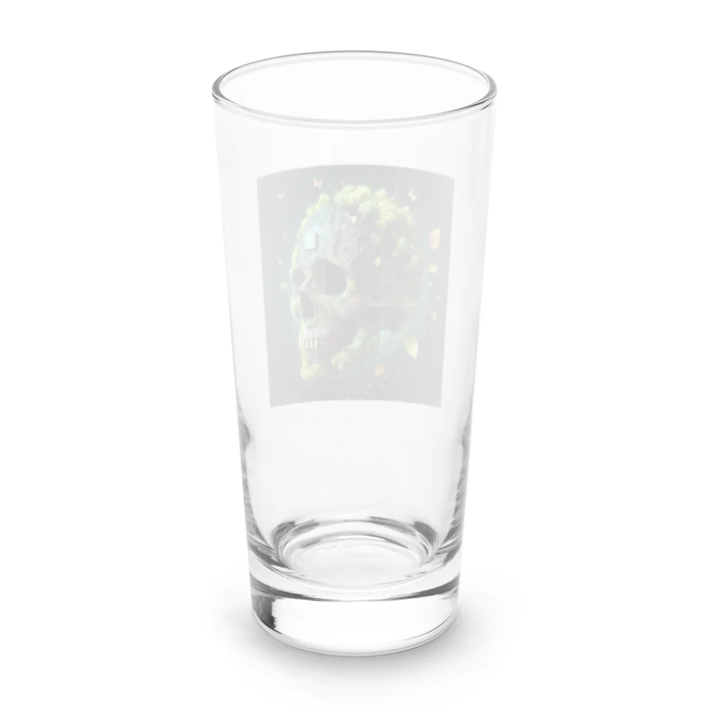 wワンダーワールドwのSKULL031 Long Sized Water Glass :back