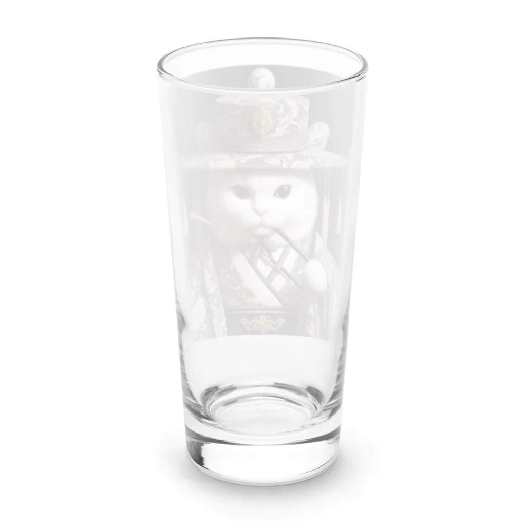 ArtVoyageの猫殿の風雅 Long Sized Water Glass :back