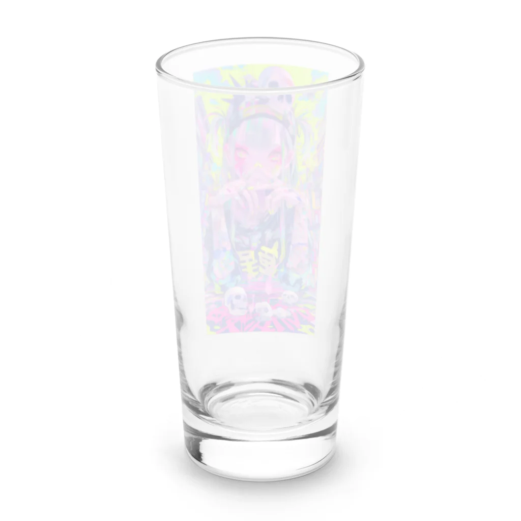 ArtZusiのギークな子 Long Sized Water Glass :back