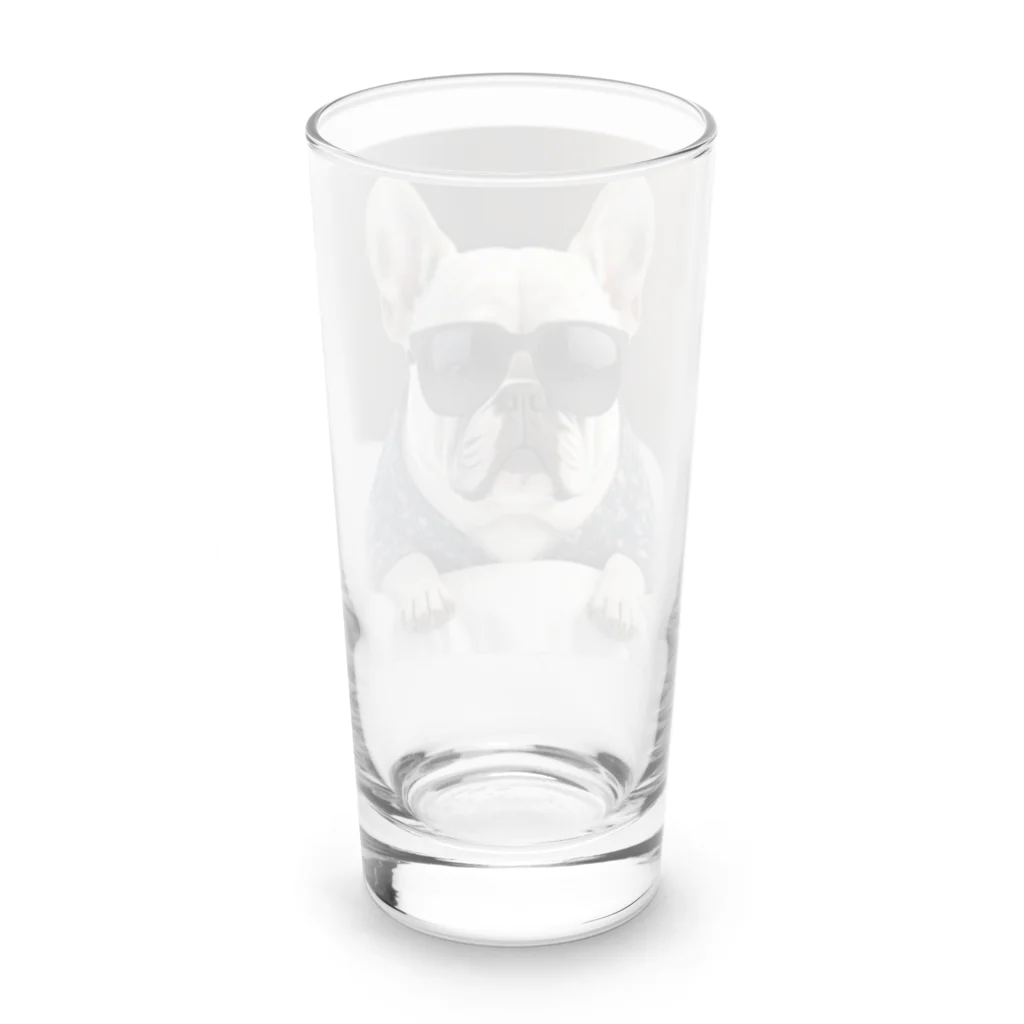 SI-SAAのおやすみBOSS犬 Long Sized Water Glass :back