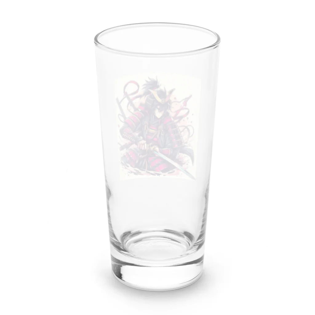 ハクユーShopのカッコいい侍のグッズ Long Sized Water Glass :back