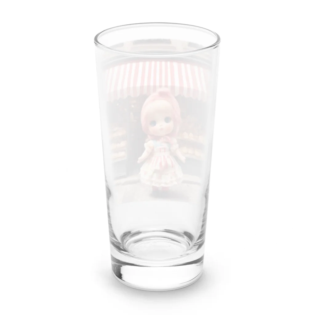 HOSHI-TANEKO🌠の🥐ブーランジェリー🍞女の子🌺 Long Sized Water Glass :back