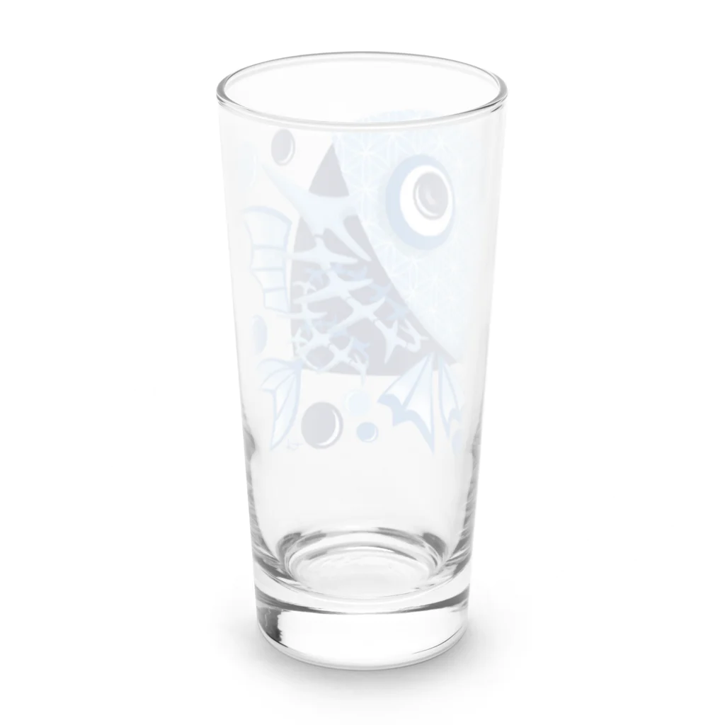 echicaのSwirl Swim Bone Long Sized Water Glass :back