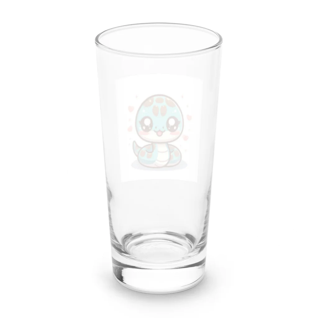 Sin-nonの可愛いヘビのキャラクターグッズです。 Long Sized Water Glass :back