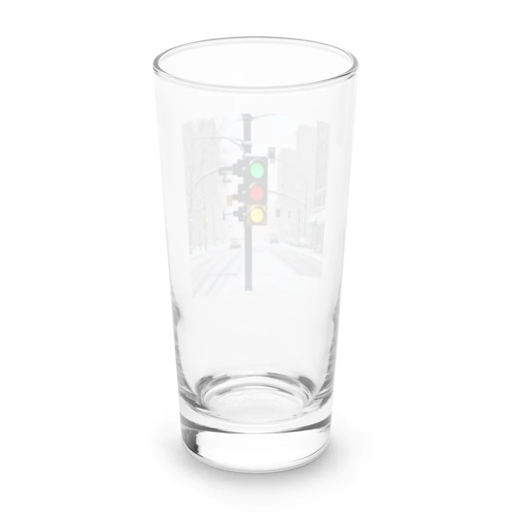 ft141104の「とある国の冬の信号」 Long Sized Water Glass :back