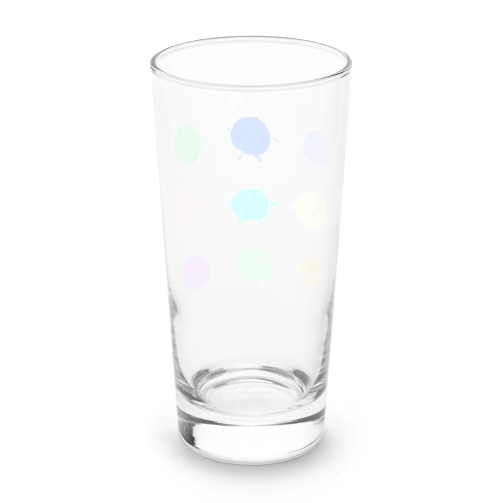 P_aquaのグミちゅ～ Long Sized Water Glass :back