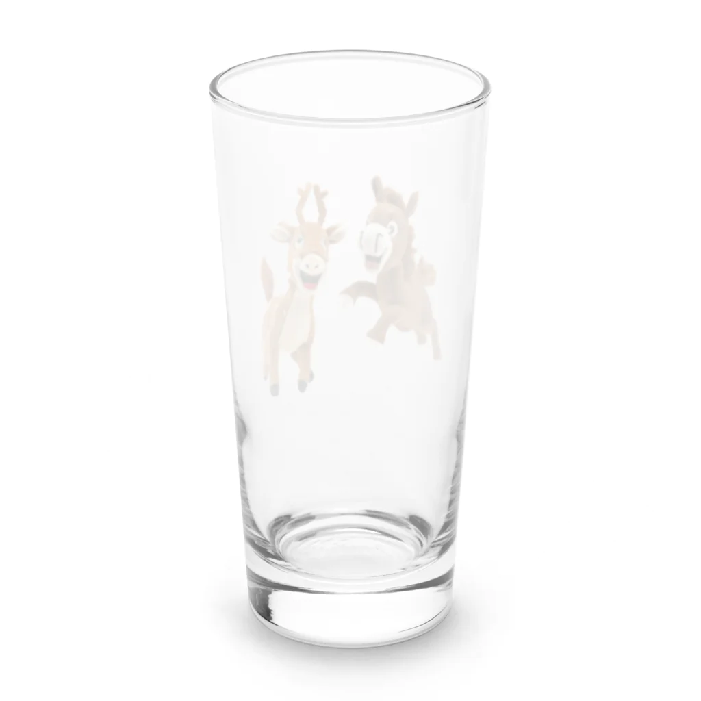 soiのuma and shika Long Sized Water Glass :back