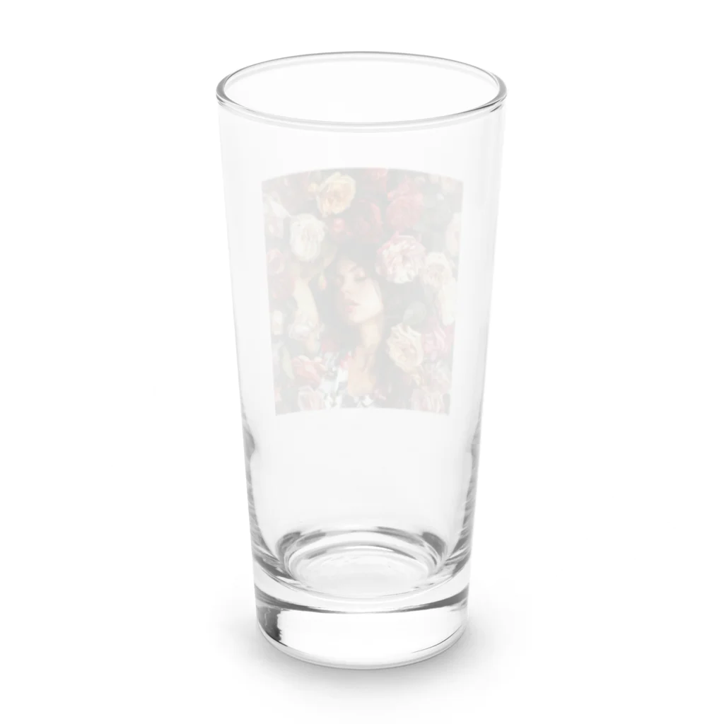 AQUAMETAVERSEのバラに囲まれた少女　美佐子 3320 Long Sized Water Glass :back