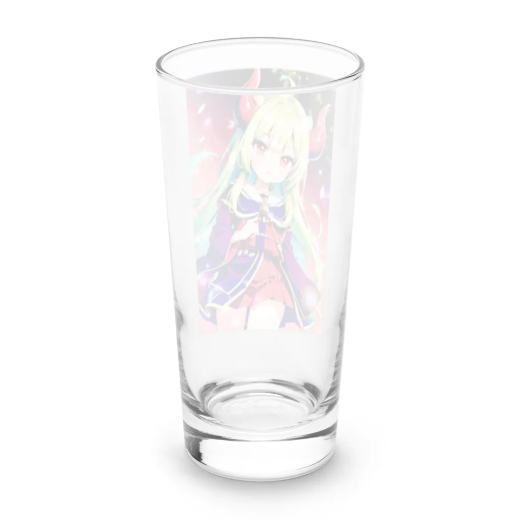 桜音の鬼娘 Long Sized Water Glass :back