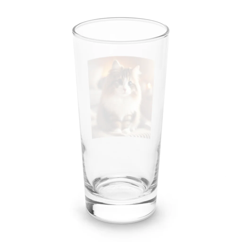 akinyan3128の私はモフモフ　(ノーウィージャンフォレストキャット) Long Sized Water Glass :back