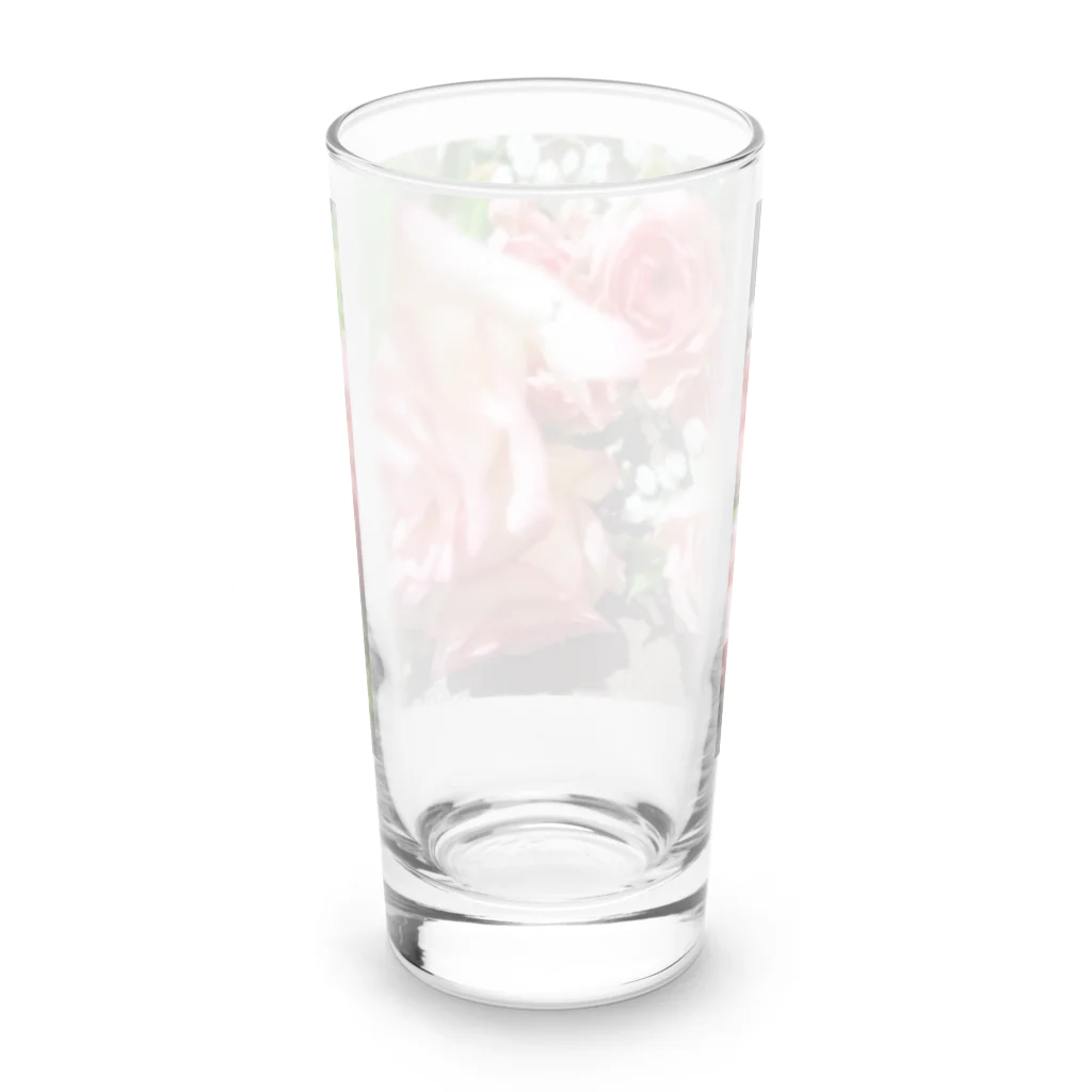 水彩屋のrosa Long Sized Water Glass :back