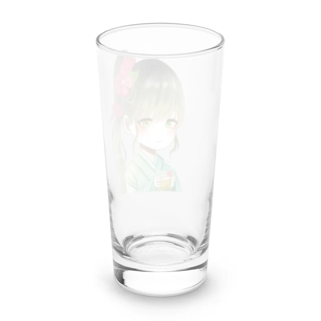 乾杯がーるずSHOPのKanpaiGirl「梅酒ロックちゃん」グラス Long Sized Water Glass :back