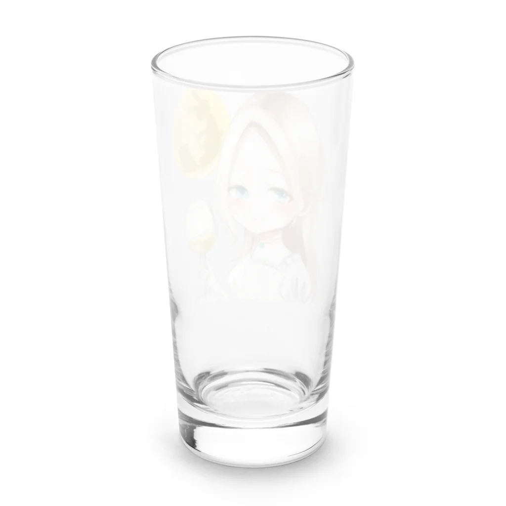 乾杯がーるずSHOPのKanpaiGirl「お月見ちゃん」グラス Long Sized Water Glass :back