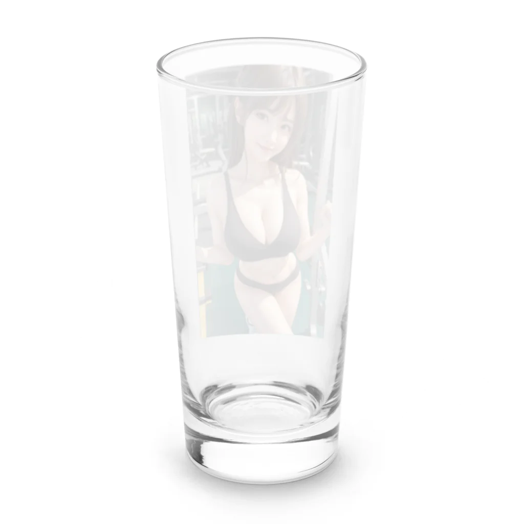 kura111のスポーツ女子 Long Sized Water Glass :back