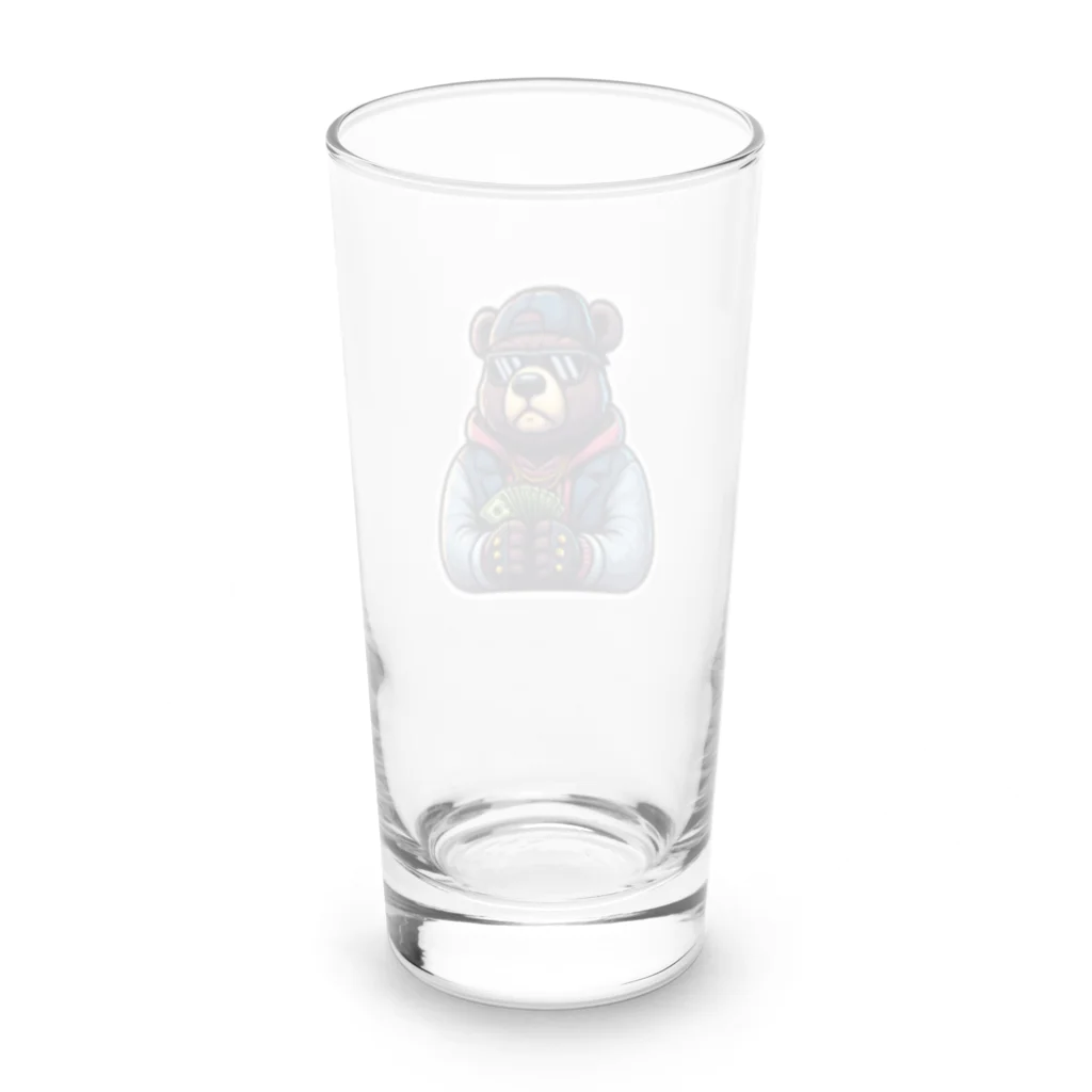 lyscollectionの悪いくまさん Long Sized Water Glass :back