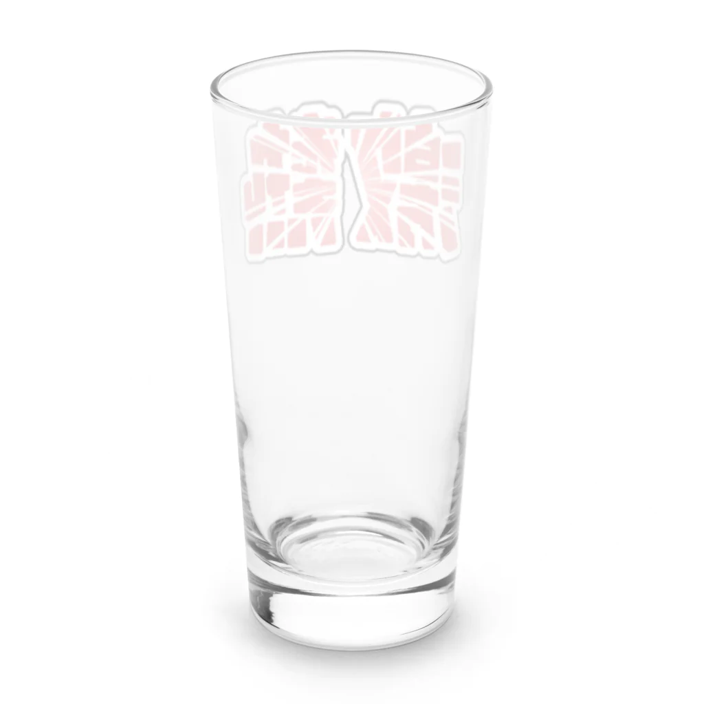 アダメロショップの激熱 - ゲキアツ - 赤文字 Long Sized Water Glass :back