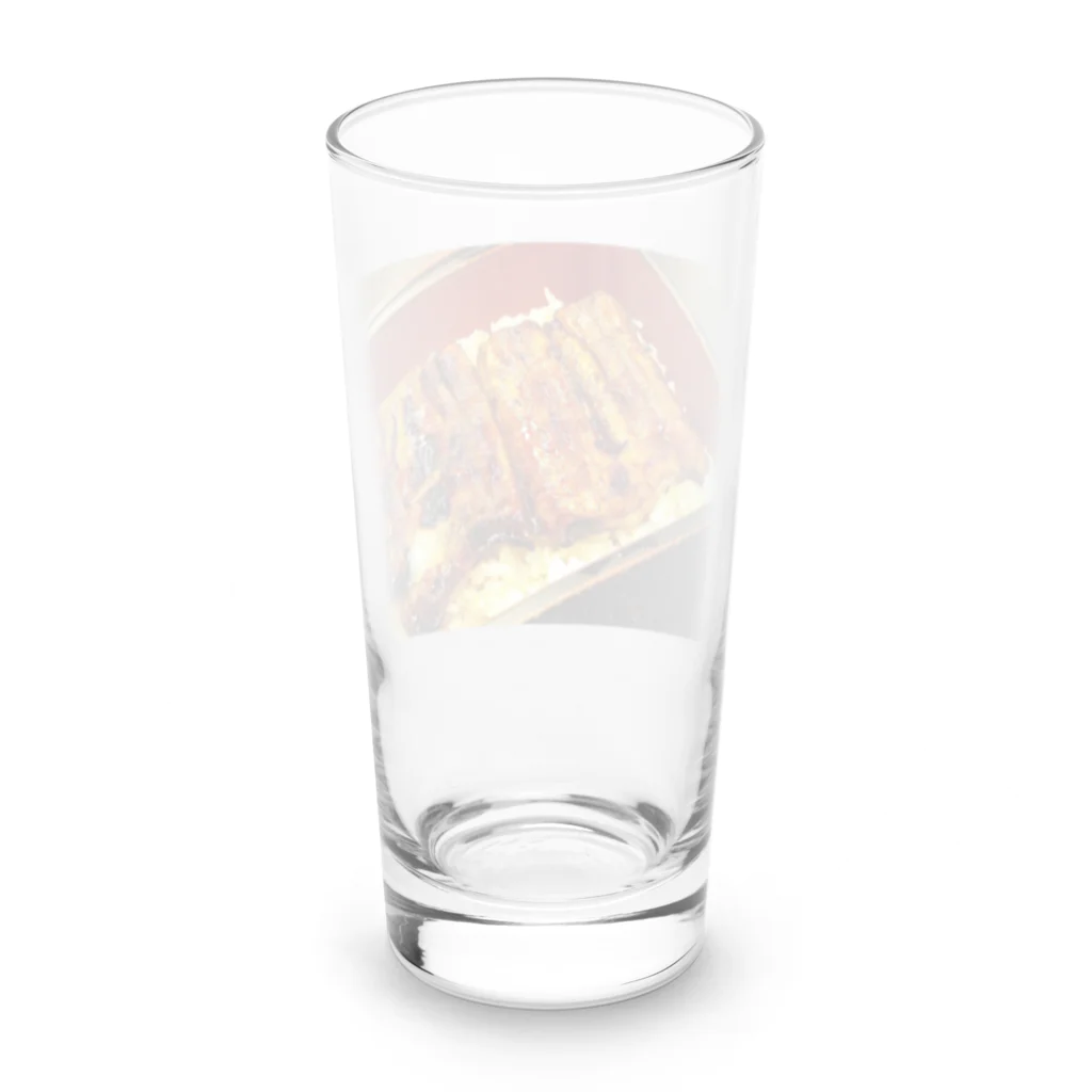 morinoyouseiの元気がでるのは、やっぱりうなぎ丼！ Long Sized Water Glass :back