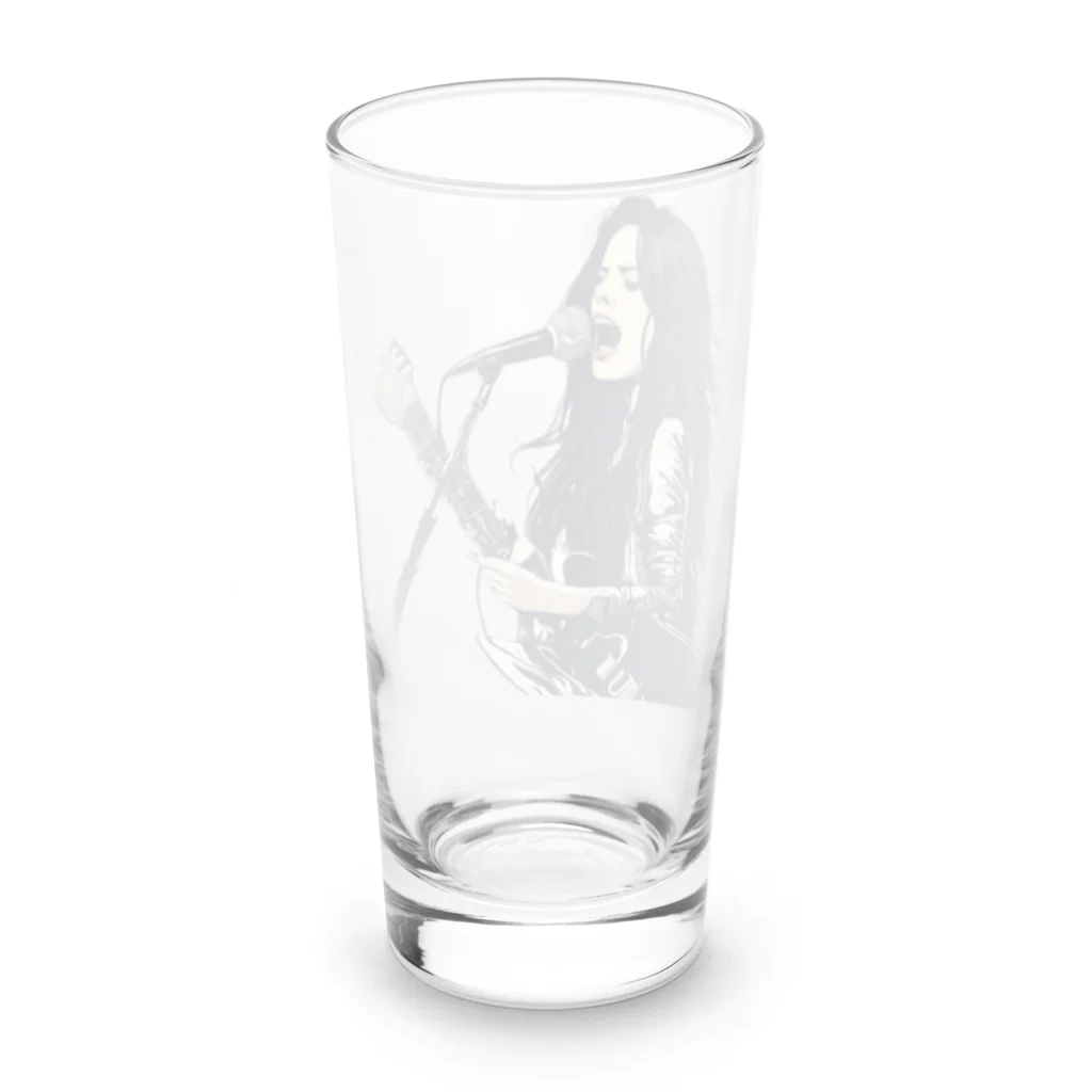 MY.LILILALAのロックな女 Long Sized Water Glass :back