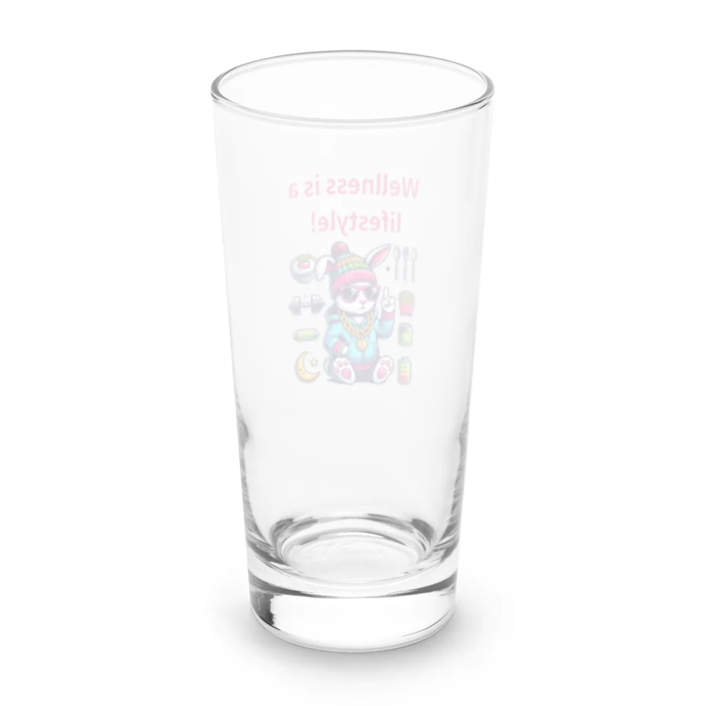 CHOCOLATEAの「健康のバランス」 Long Sized Water Glass :back