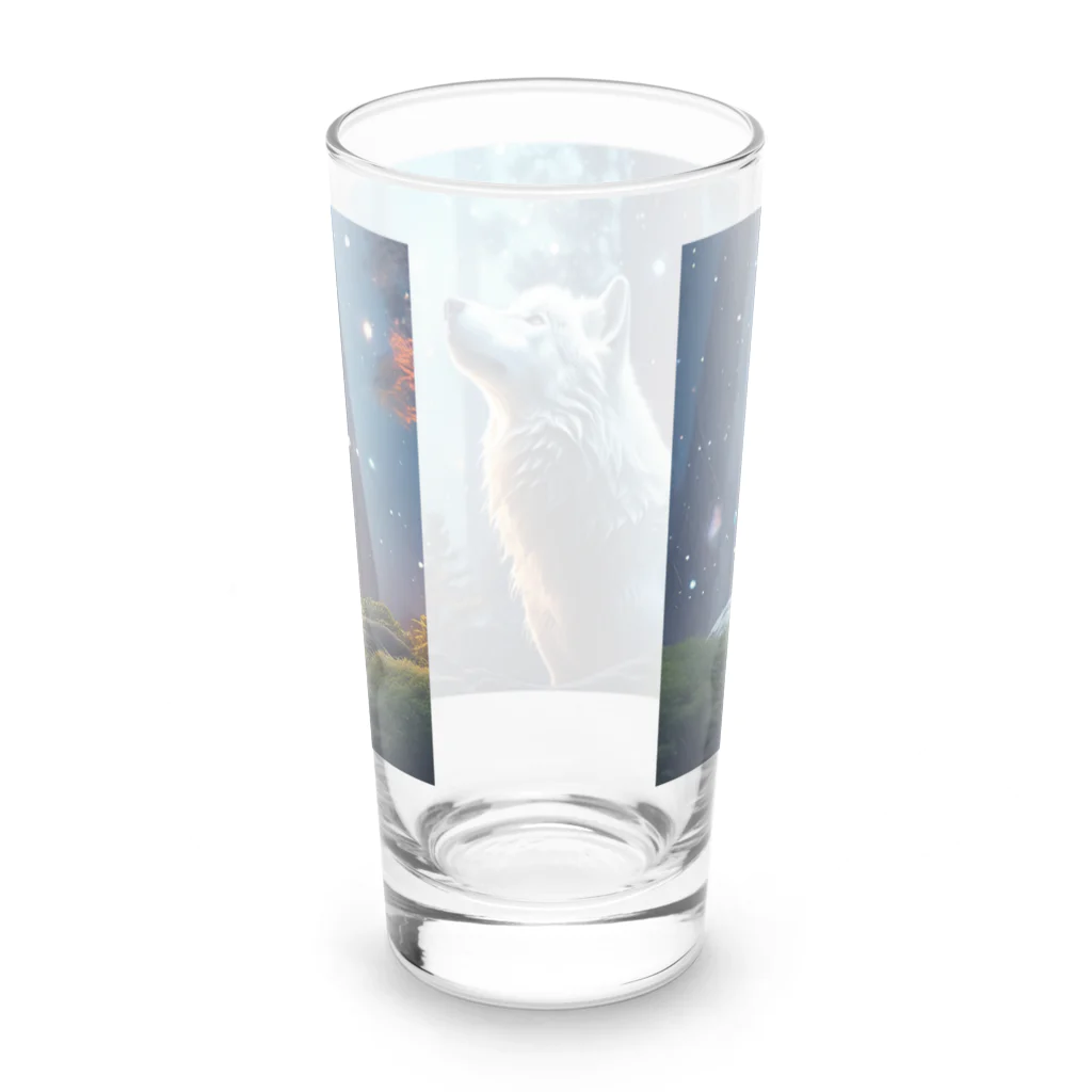 こまつな猫の孤狼の狼 Long Sized Water Glass :back