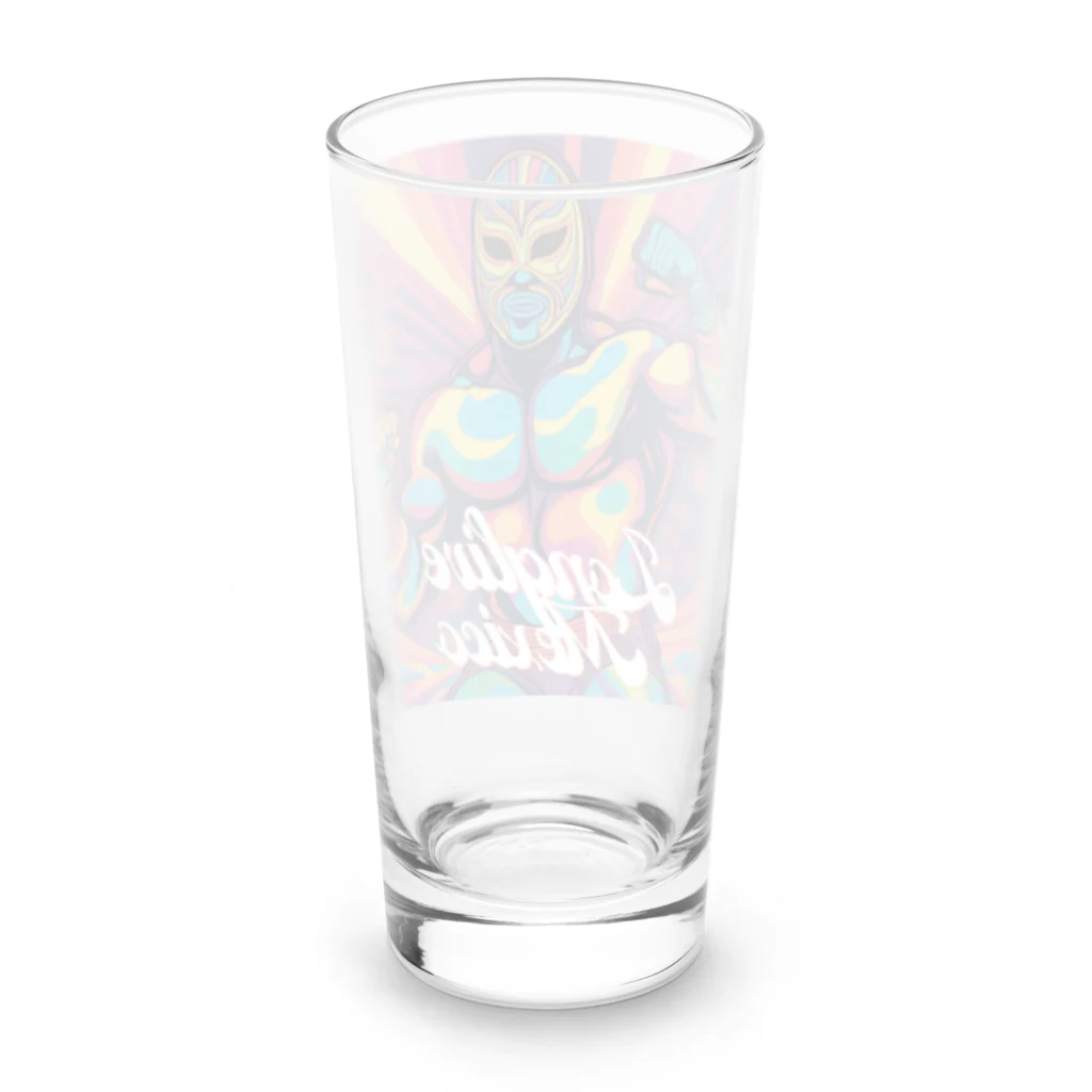 Muscle-WorkshopのサイケデリックマスクマンB Long Sized Water Glass :back