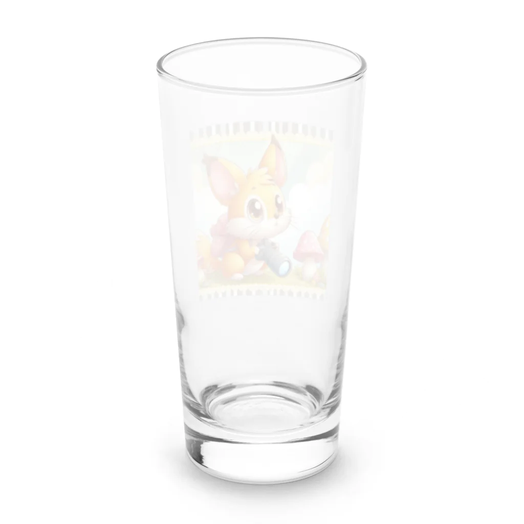 Wanderpaws-Tailsのきつねの冒険 Long Sized Water Glass :back