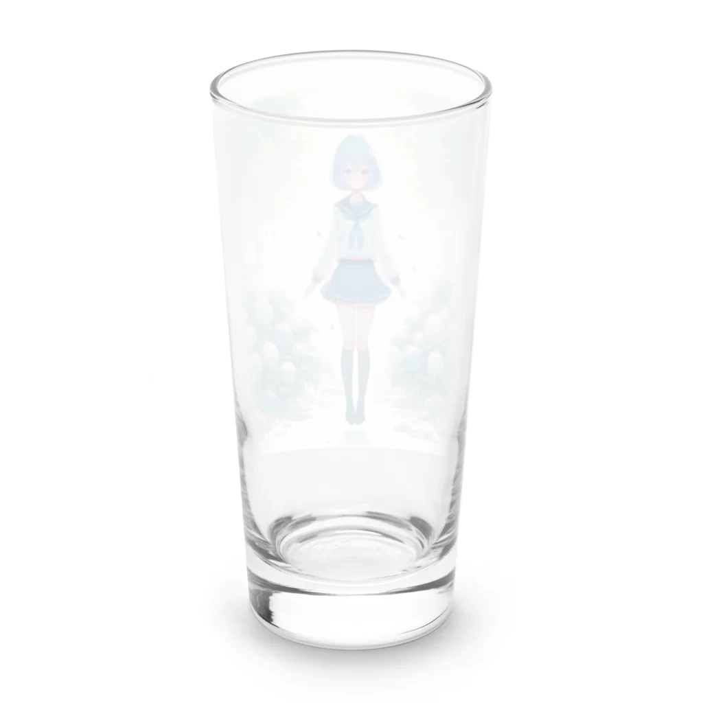 chika_22の千賀、飛べた！ Long Sized Water Glass :back
