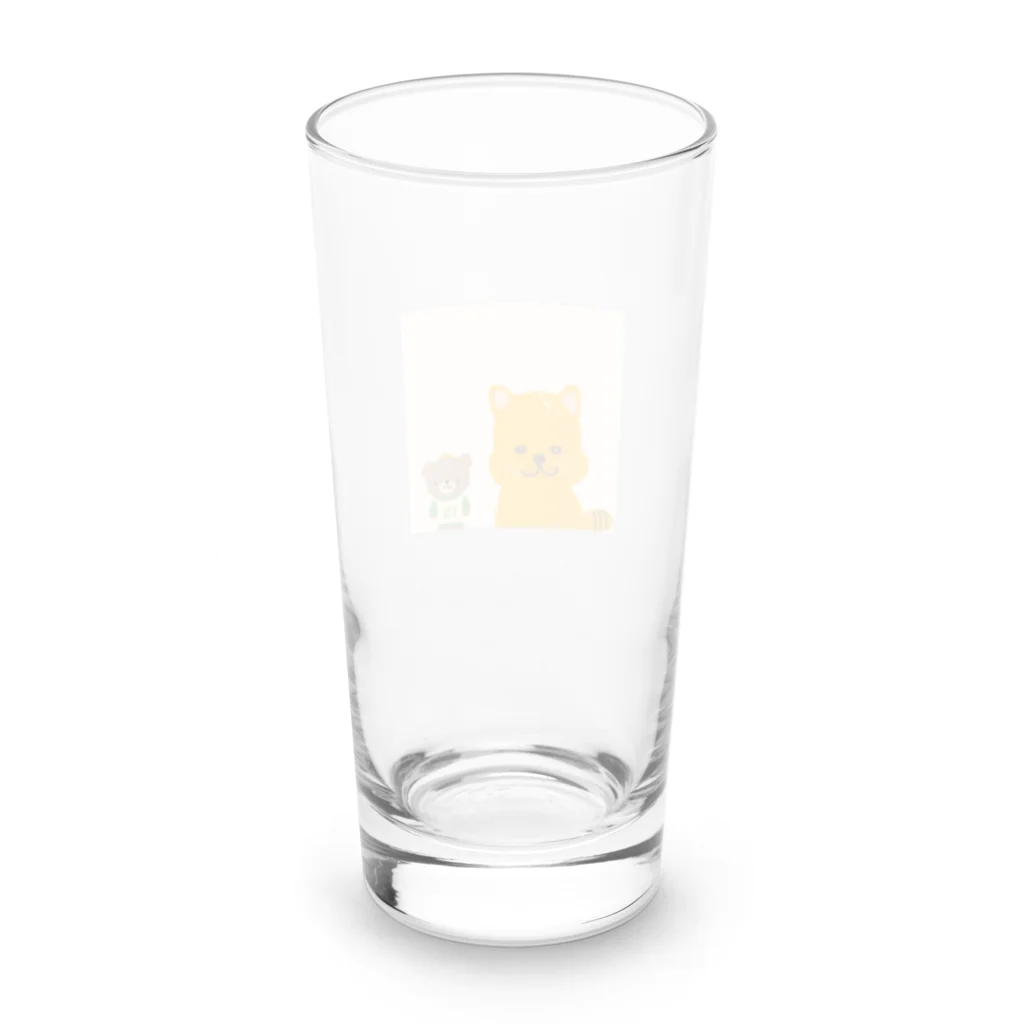 がまぐちこぐまのといといのボスとこぐまのといとい Long Sized Water Glass :back