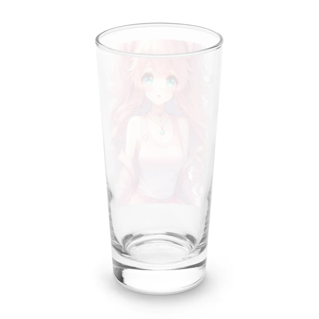 surasuramusumeのランニングをする「ジェム」 Long Sized Water Glass :back