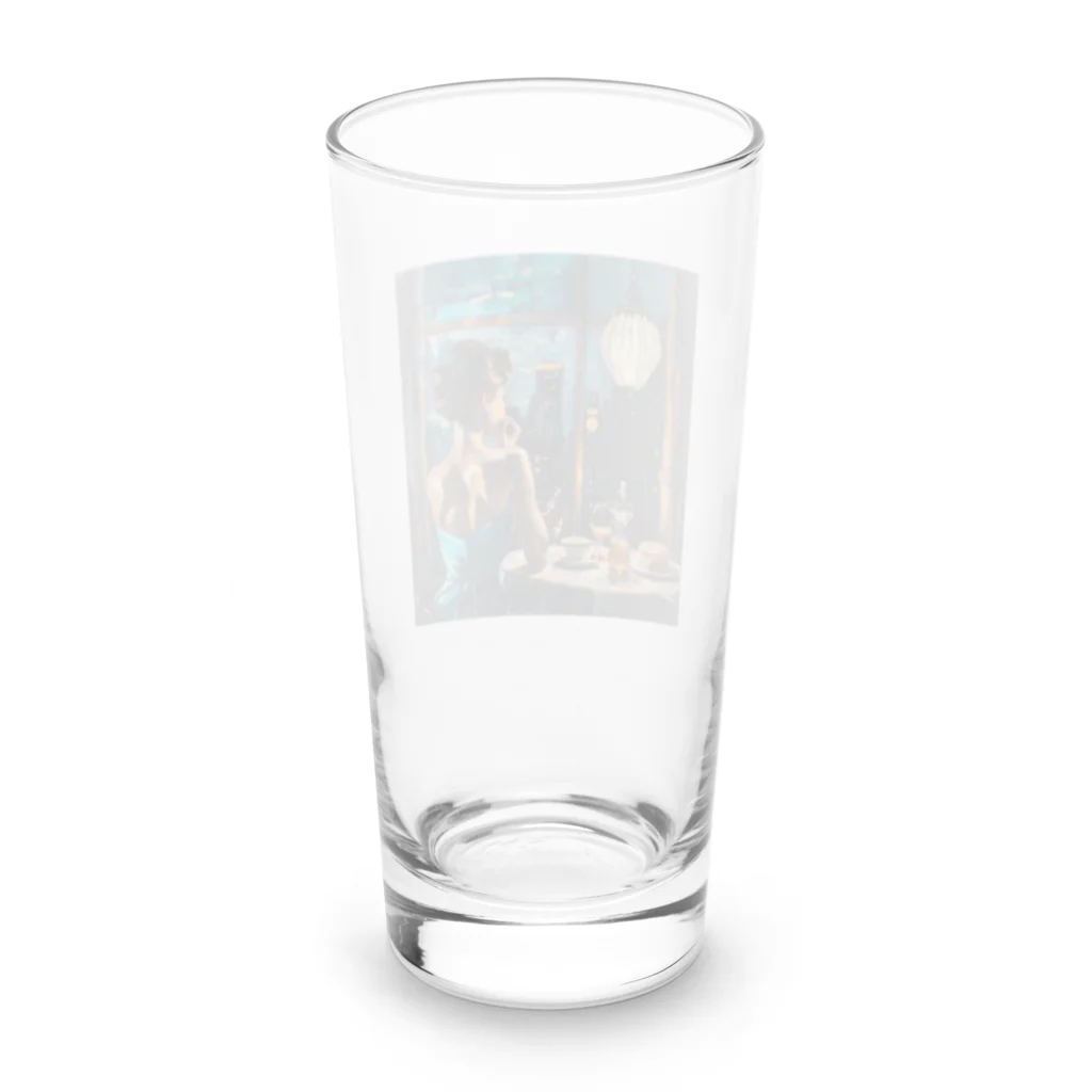 AQUAMETAVERSEの夕暮れ・寛ぎの時間　Tomoe bb 2712 Long Sized Water Glass :back