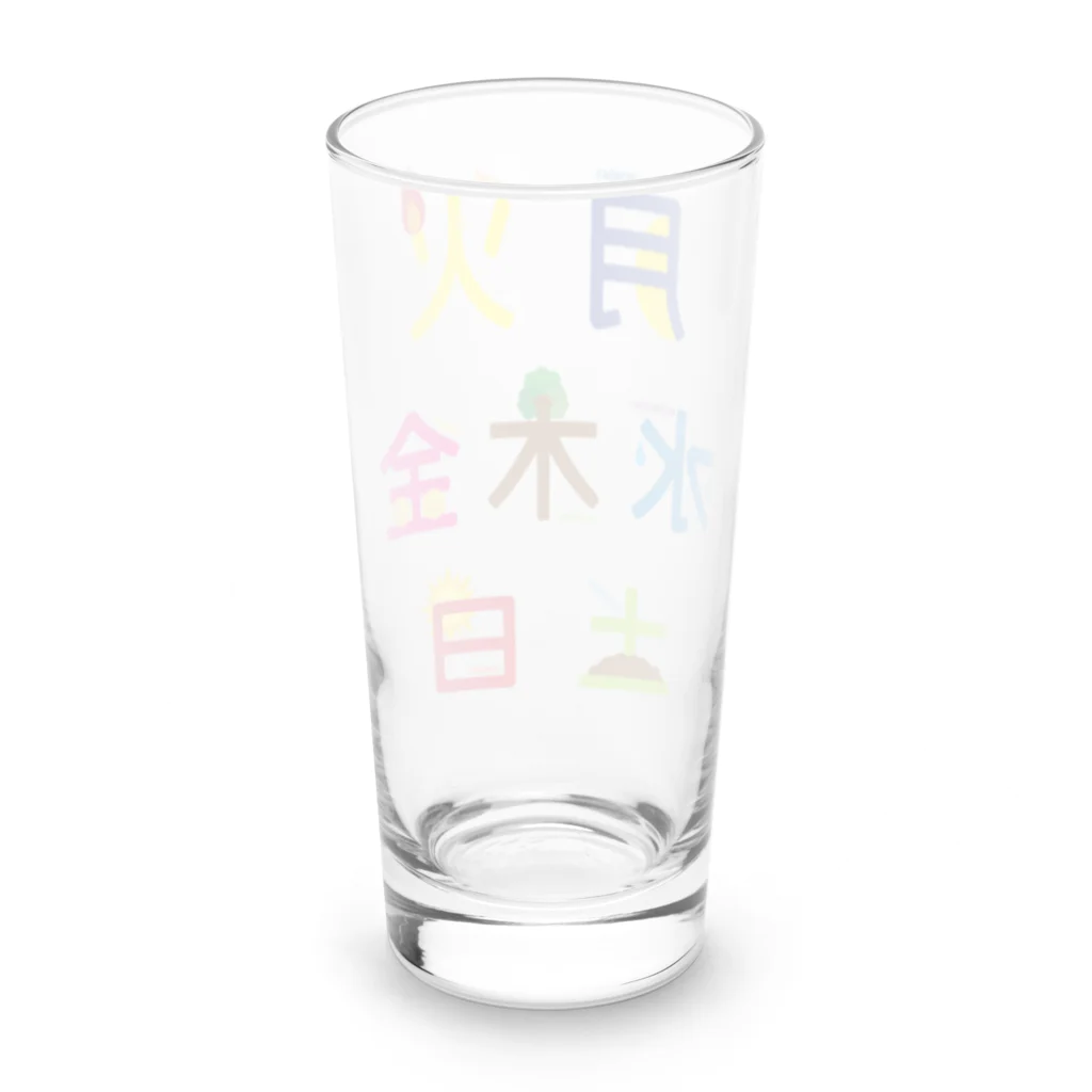 フォーヴァの曜日 Long Sized Water Glass :back