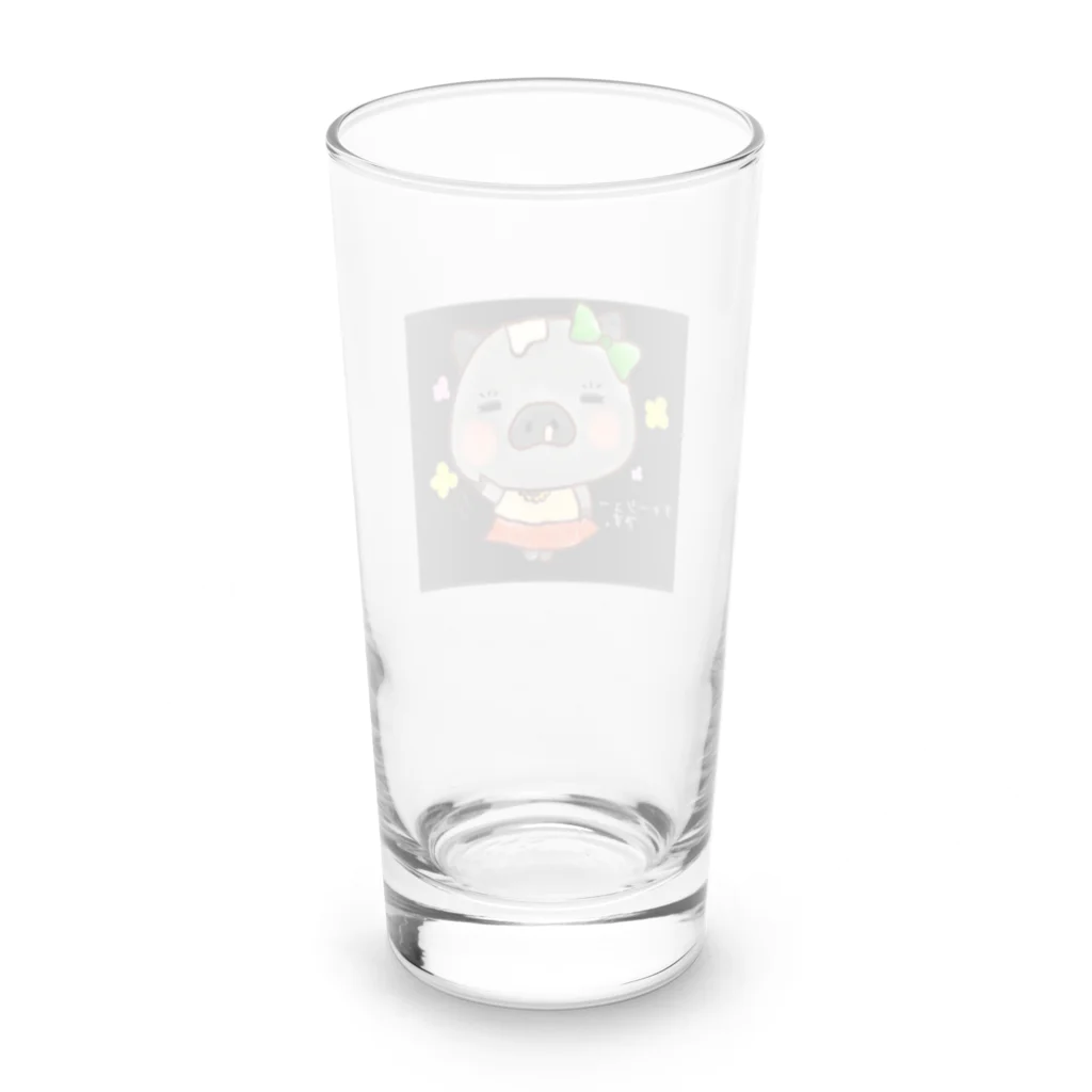 ﾁｬｰﾌﾞｰ🐽ショップのﾁｬｰﾌﾞｰ Long Sized Water Glass :back