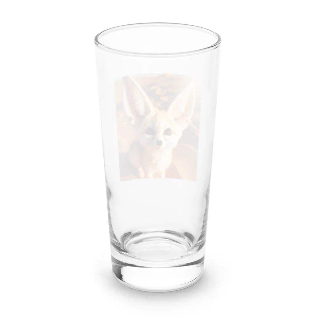 NANAponのキツネ Long Sized Water Glass :back