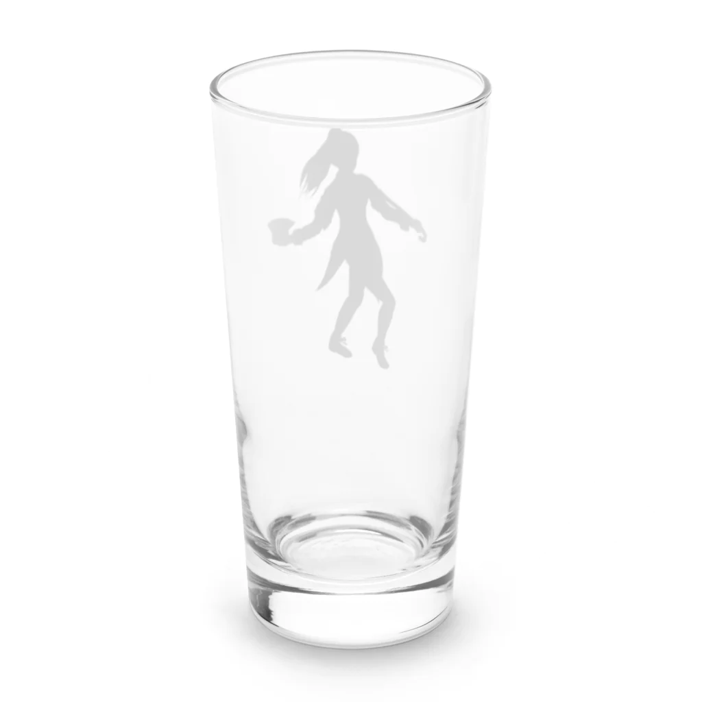 Lily bird（リリーバード）のシンプル ジャズダンサーシルエット Long Sized Water Glass :back