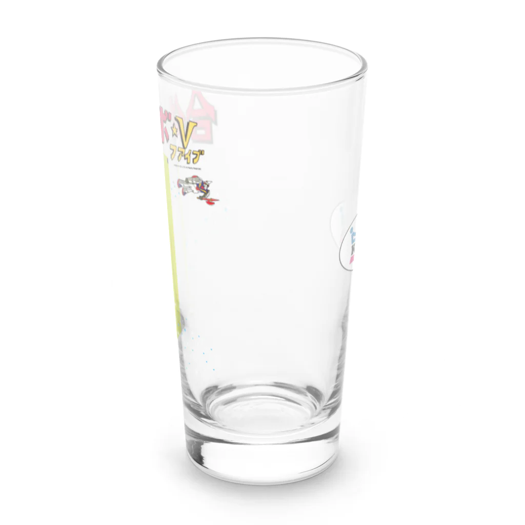 FrogPort（フロッグポート）のこまや 合体ロボ☆ファイブ Long Sized Water Glass :back