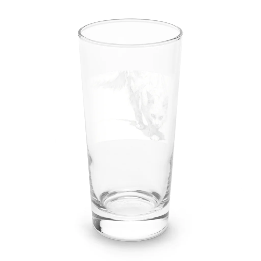 sperz shopの威嚇白猫 Long Sized Water Glass :back