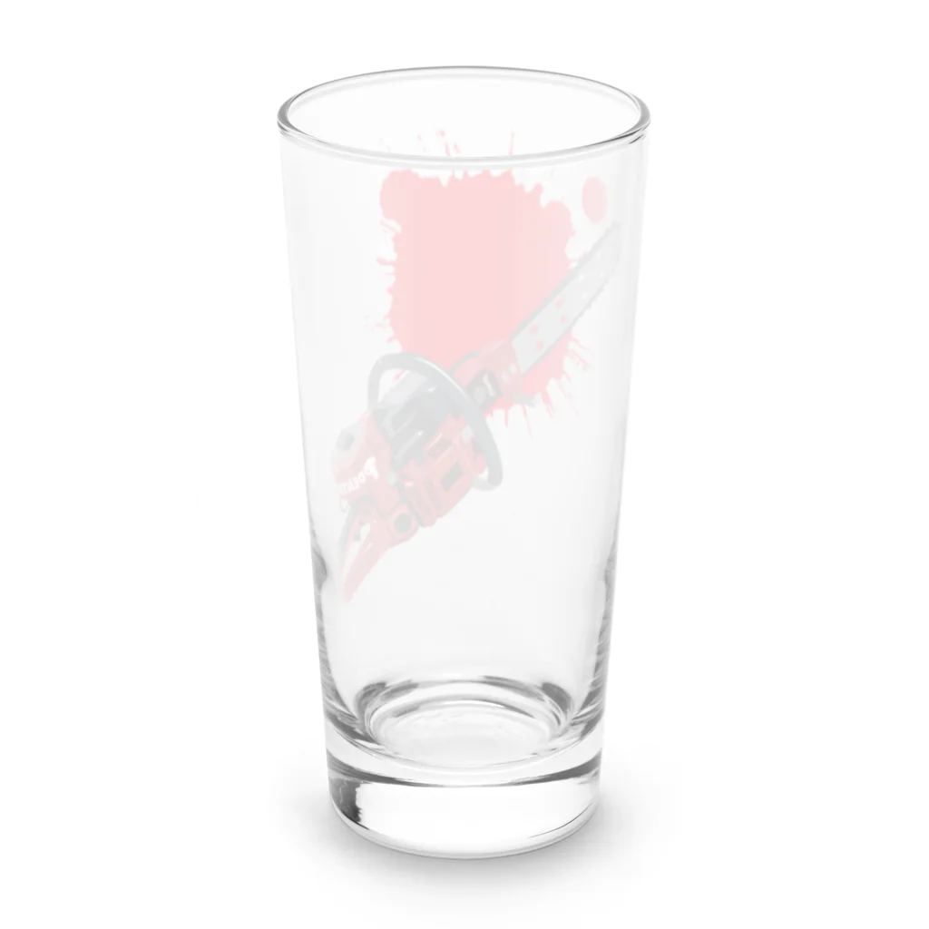 月が輝くこんな夜にのジャパニーズ・チェーンソウ Long Sized Water Glass :back