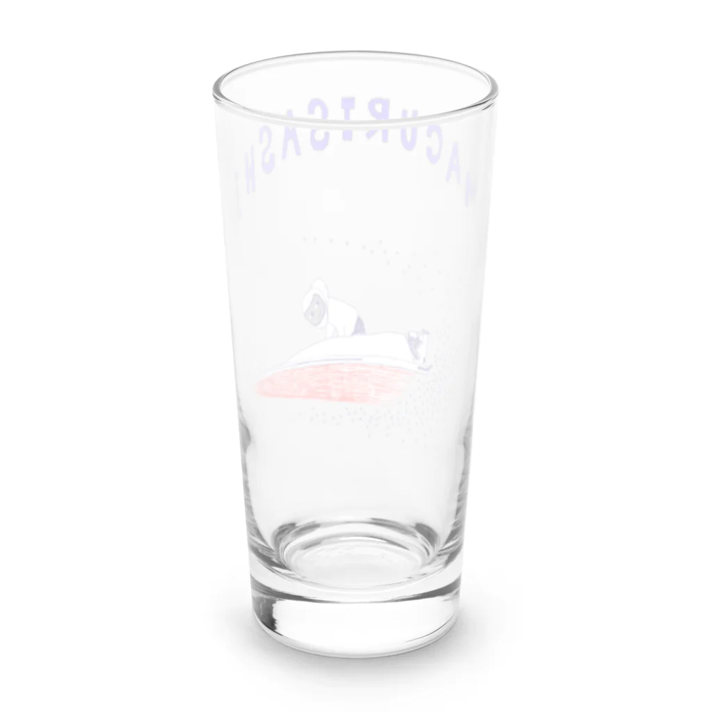 NIKORASU GOのボートレースデザイン「まくり差し」（Tシャツ・パーカー・グッズ・ETC） Long Sized Water Glass :back