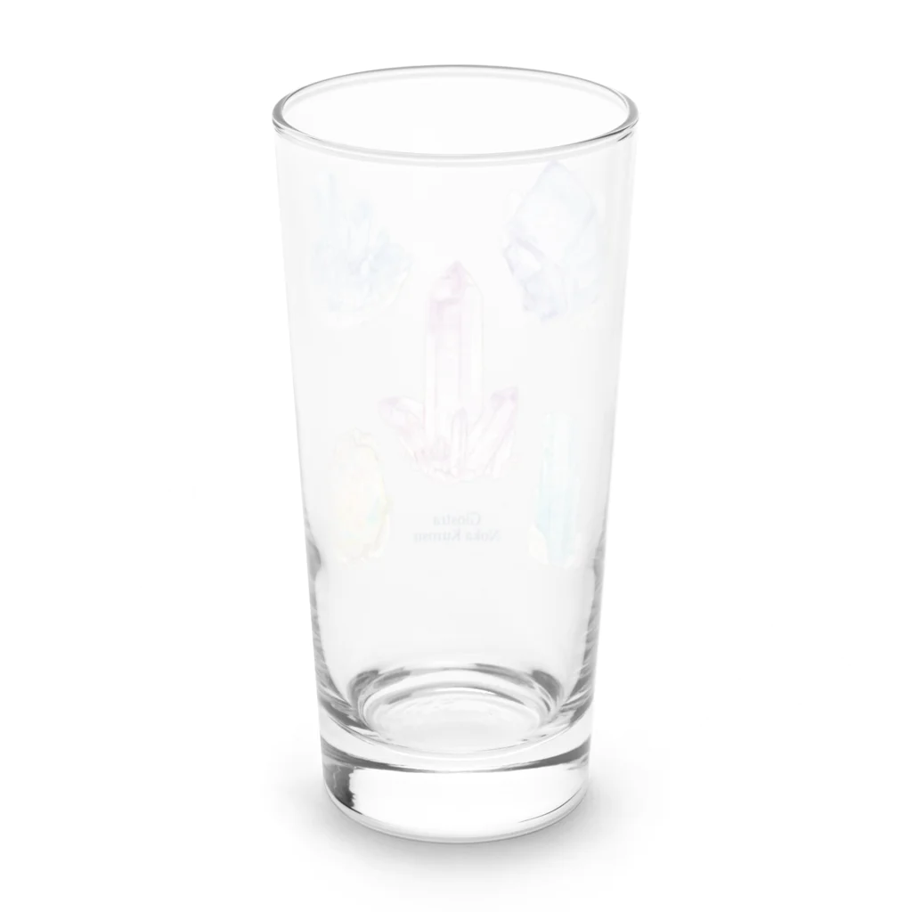 Giostraの5種の鉱物 水彩風 Long Sized Water Glass :back