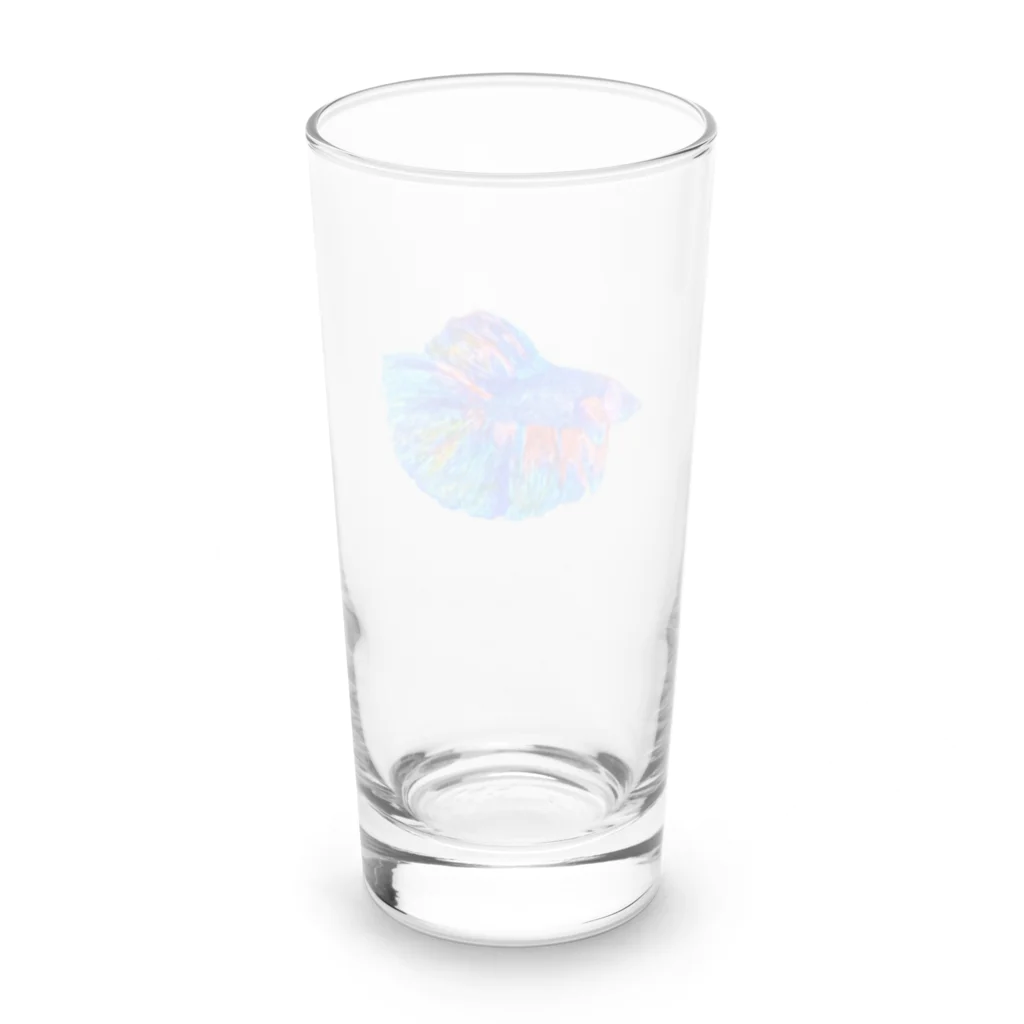 MOONのベタ ブルー Long Sized Water Glass :back