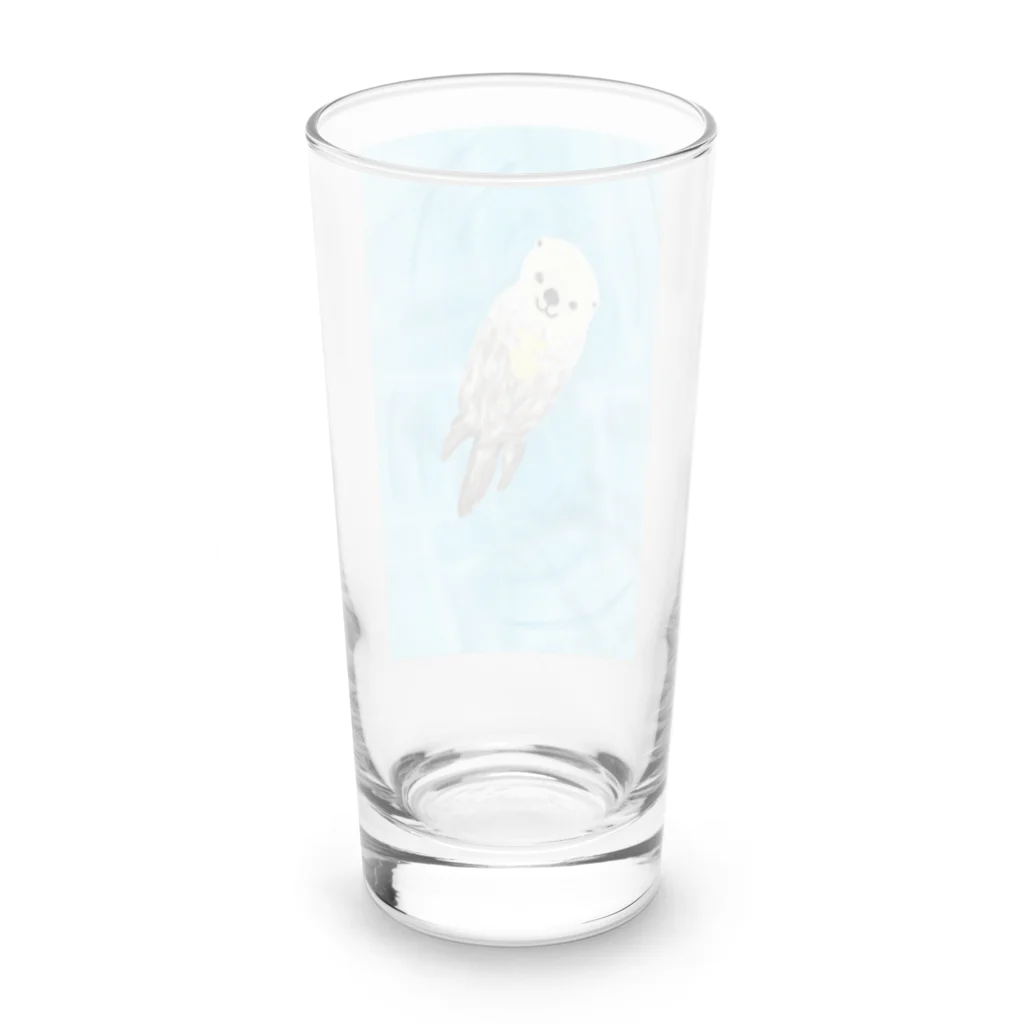 Lily bird（リリーバード）のぷかぷかラッコ① Long Sized Water Glass :back