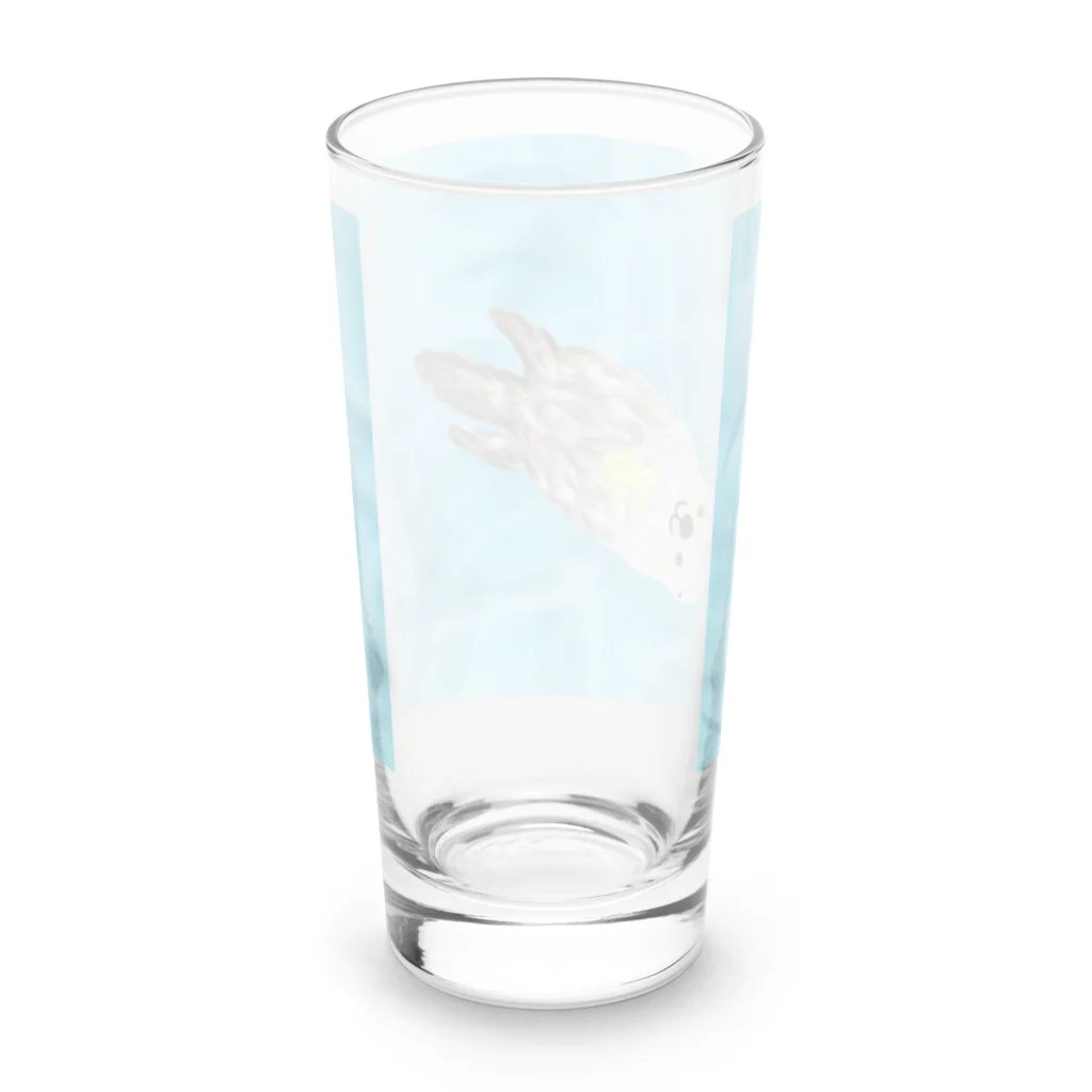 Lily bird（リリーバード）のぷかぷかラッコ 横向き① Long Sized Water Glass :back