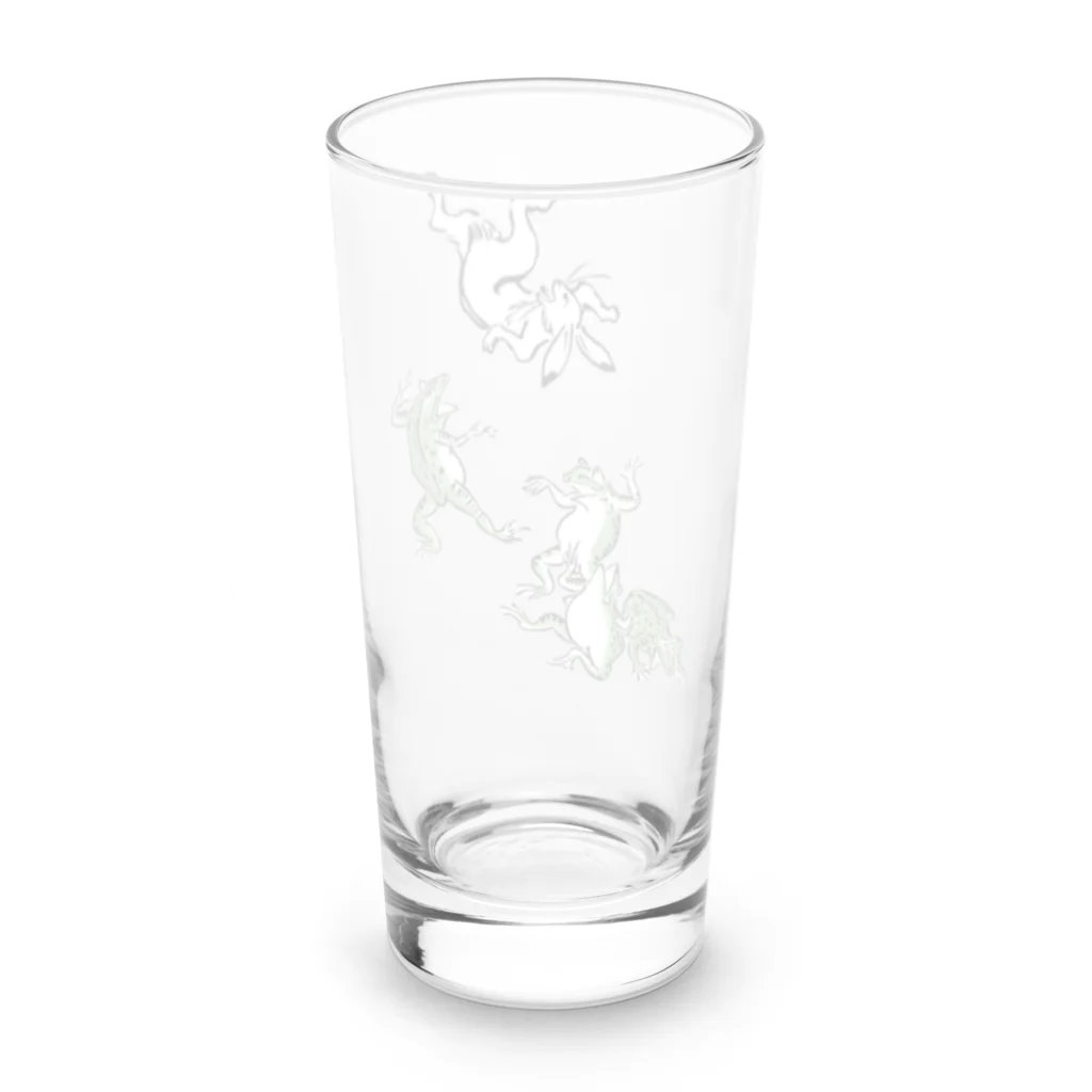 ねこめいんの店の鳥獣戯画 Long Sized Water Glass :back