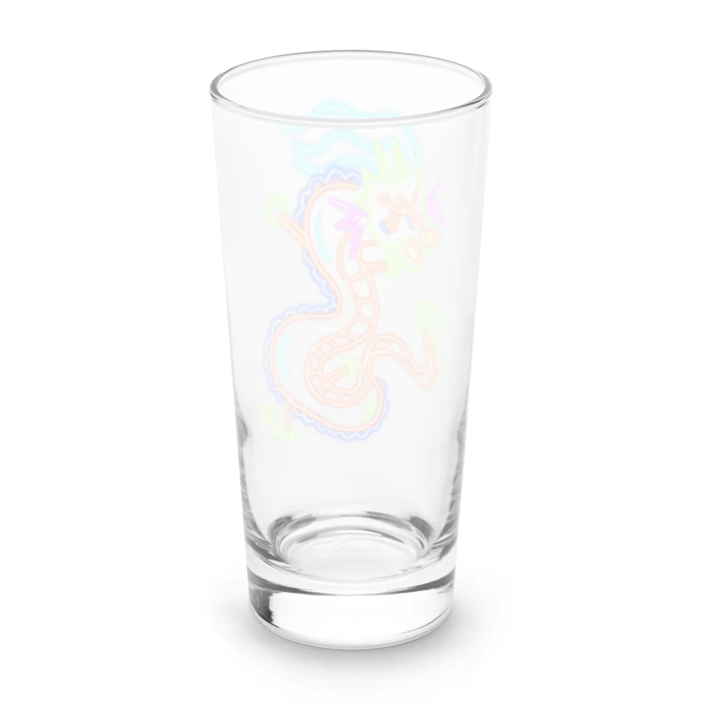 ビレイダオのネオン　龍 Long Sized Water Glass :back