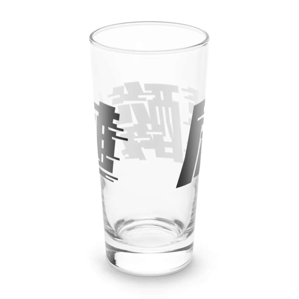 SANKAKU DESIGN STOREの光の速度で上がる尿酸値。 黒 Long Sized Water Glass :back