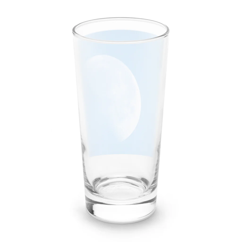 まつりの青の下弦の月 Long Sized Water Glass :back